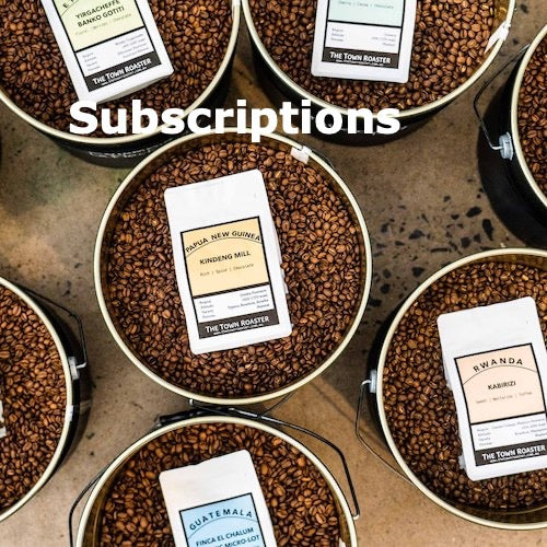 Coffee Subscriptions available on The Town Roaster online store