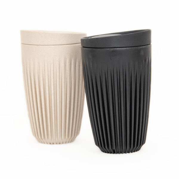 Huskee 12oz Reusable Cup with Lid Coffee cup from The Town Roaster