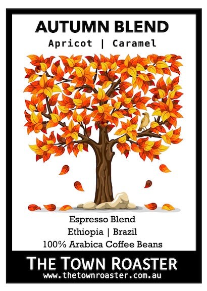 Autumn Seasonal Espresso blend coffee beans from The Town Roaster