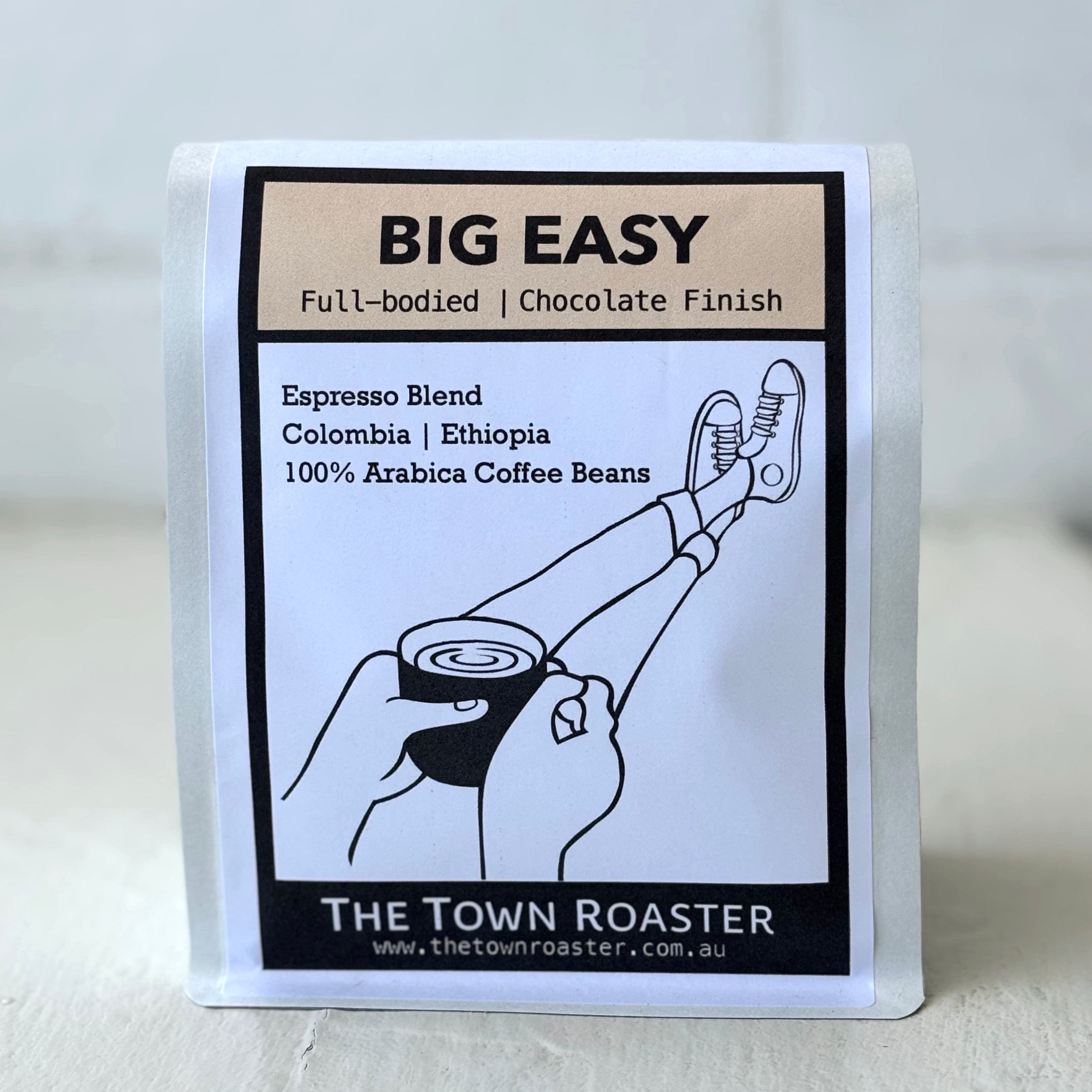 Big Easy Espresso Blend coffee beans from The Town Roaster