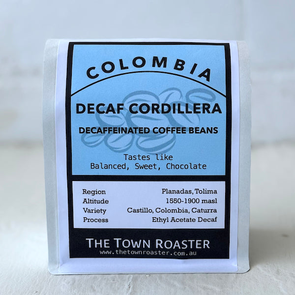 Colombia Decaffeinated coffee beans from The Town Roaster