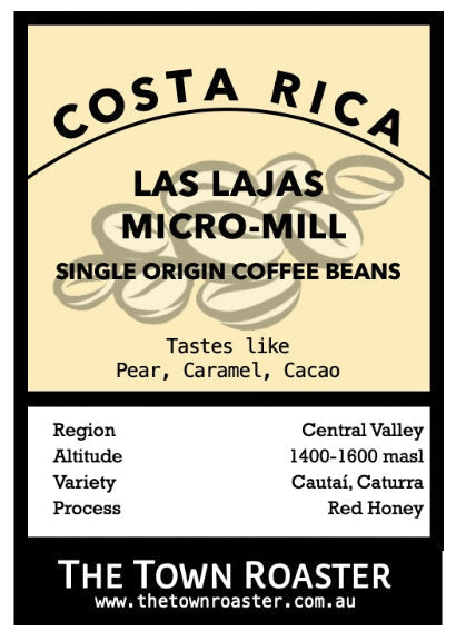 Costa Rica Las Lajas Coffee from The Town Roaster