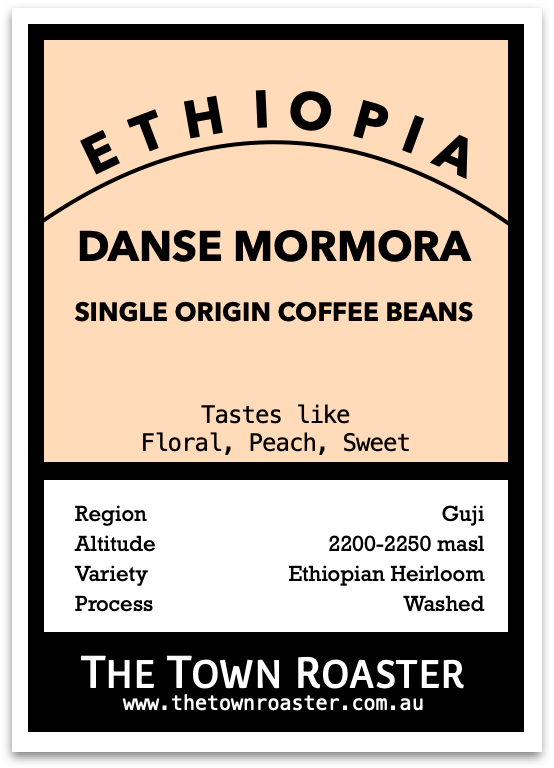 Ethiopia Danse Mormora Coffee beans from The Town Roaster