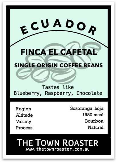 Ecuador Finca El Cafetal Coffee from The Town Roaster