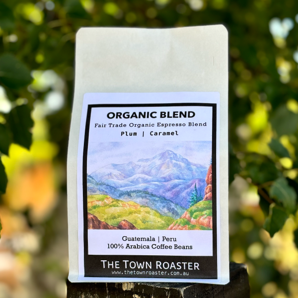 Organic Blend coffee beans from The Town Roaster