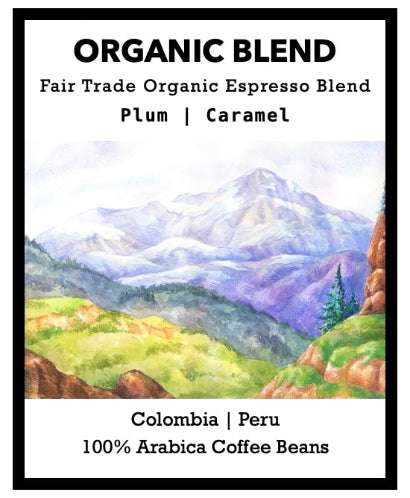 Organic Espresso Blend coffee beans from The Town Roaster