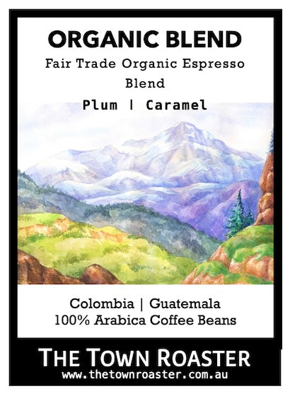 Organic Espresso Blend coffee beans from The Town Roaster