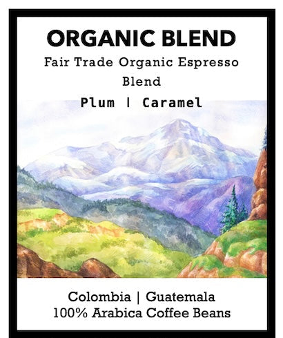 Organic Espresso Blend coffee beans from The Town Roaster