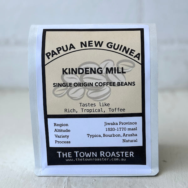The Town Roaster Single Origin coffee beans from PNG Kindeng Mill
