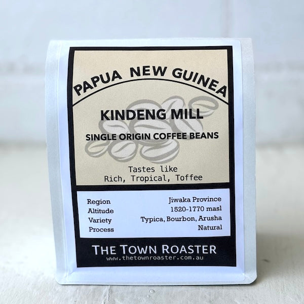 The Town Roaster Single Origin coffee beans from PNG Kindeng Mill