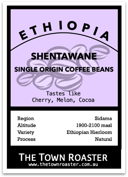 Ethiopia Shentawane Single Origin Coffee from The Town Roaster