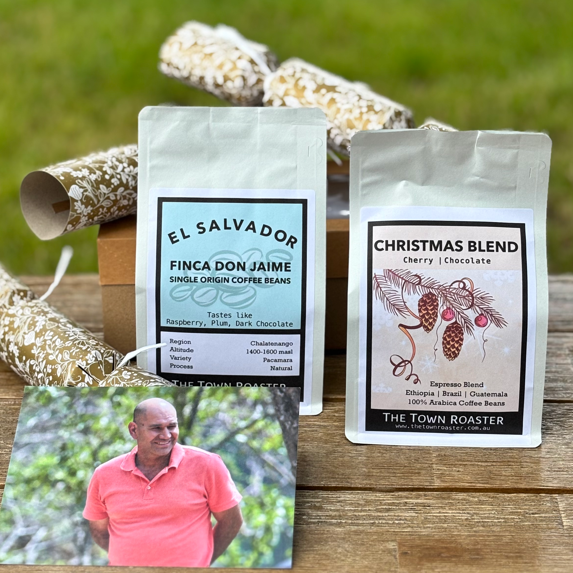 Coffee Gift Box - Seasonal Blend and Featured Single Origin Coffee from The Town Roaster