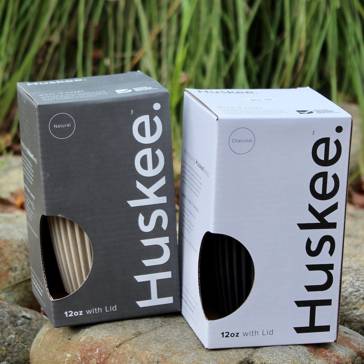 Huskee 12oz Reusable Cup with Lid from The Town Roaster