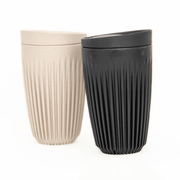 Huskee 12oz Reusable Cup with Lid Coffee cup from The Town Roaster