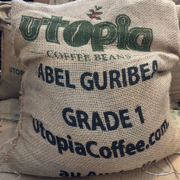 The Town Roaster Single Origin coffee beans from Ethiopia Abel Guribea
