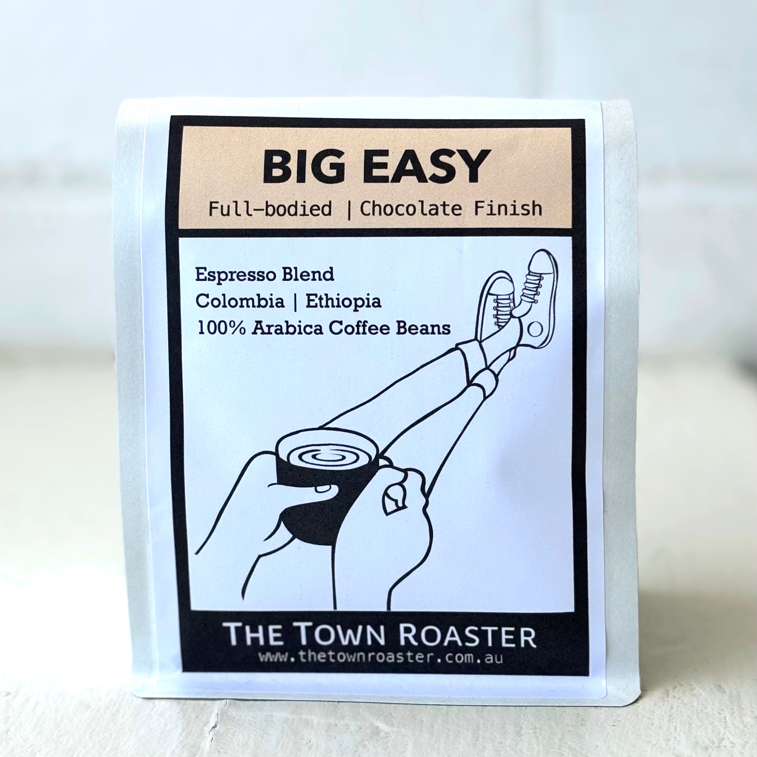 Big Easy Espresso Blend coffee beans from The Town Roaster