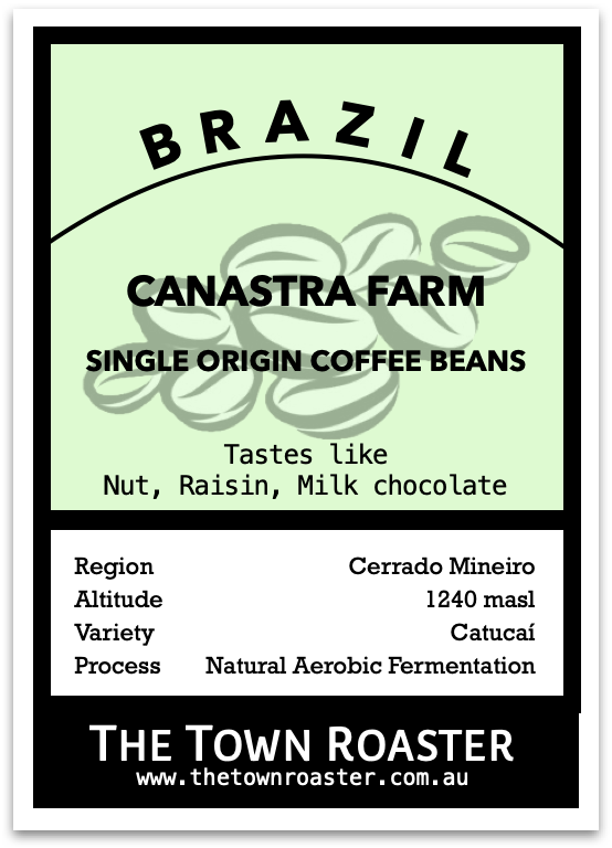 Brazil Canastra Farm Coffee from The Town Roaster