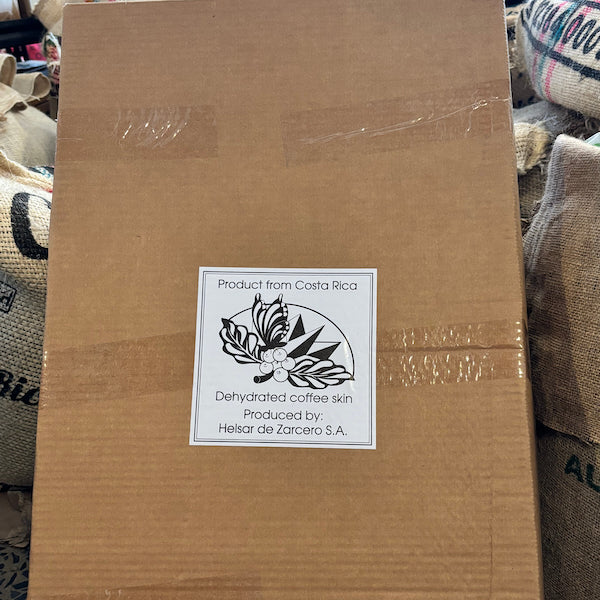 Cascara tea from Helsar de Zarcero Micromill in Costa Rica