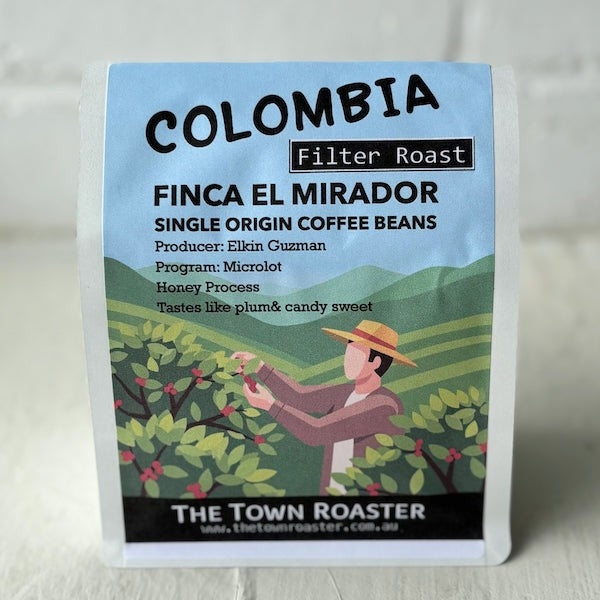 The Town Roaster Single Origin filter roast coffee beans from Colombia Finca El Mirador