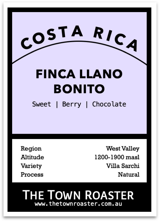 The Town Roaster Single Origin Costa Rica coffee beans