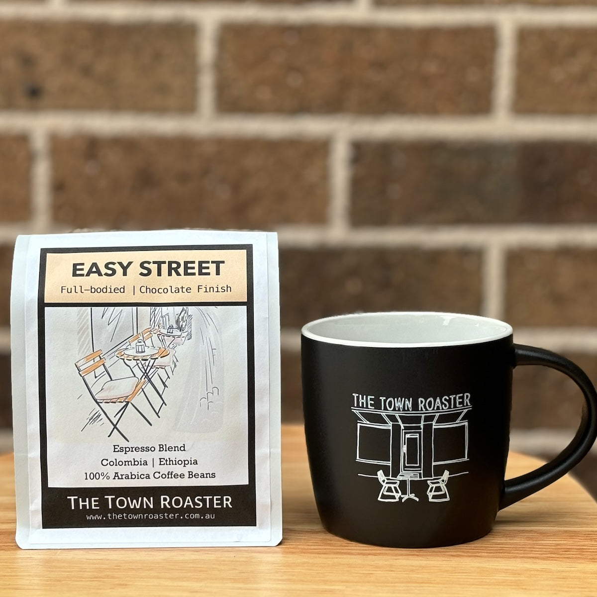 Coffee Gift Box with Mug and Easy Street Coffee from The Town Roaster
