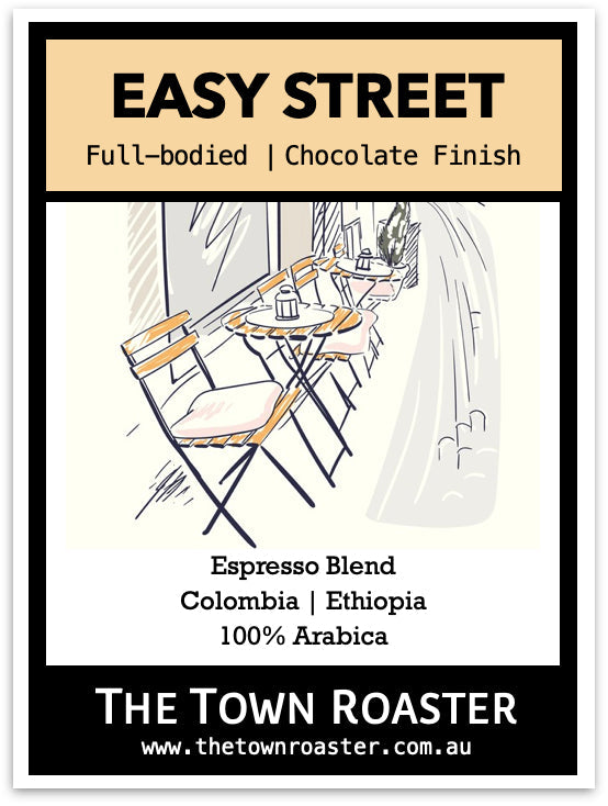 The Town Roaster Easy Street Espresso Blend coffee beans