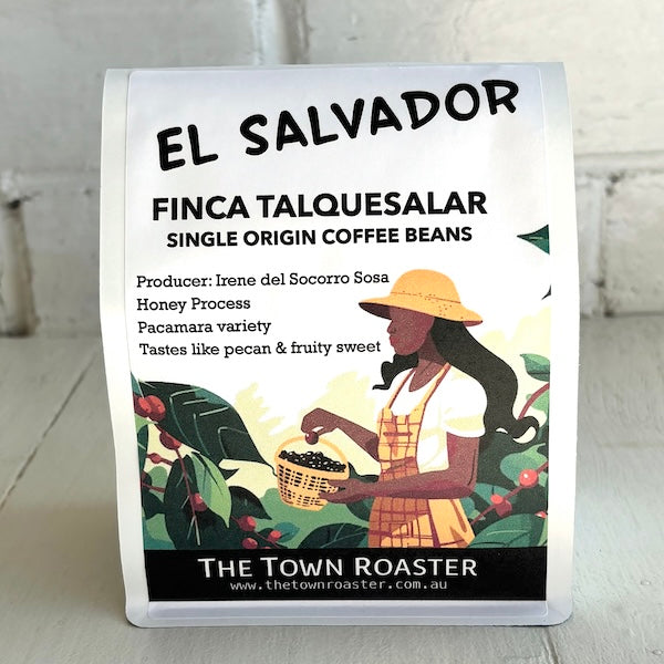 El Salvador Finca Talquesalar Single Origin Filter Roast coffee beans from The Town Roaster