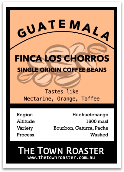 Guatemala Finca Los Chorros Coffee from The Town Roaster