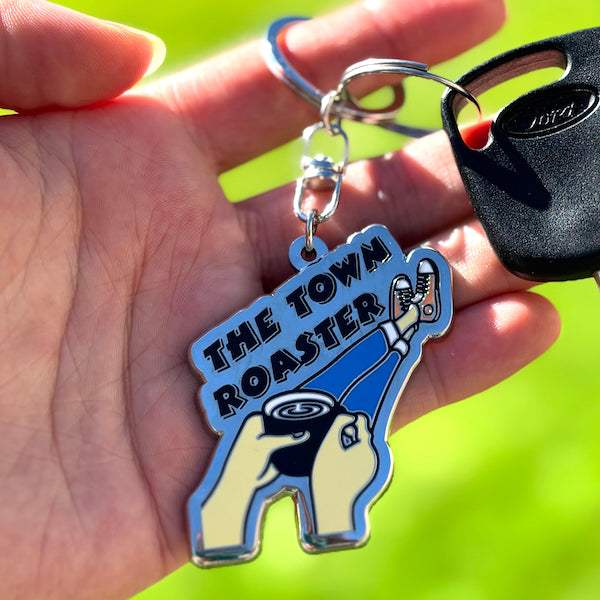 The Town Roaster Keychain Keyring
