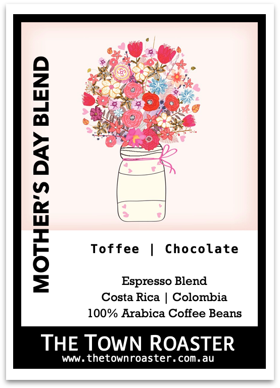 The Town Roaster limited edition Mother's Day espresso blend coffee beans