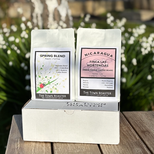 Coffee Gift Box - Seasonal Blend and Featured Single Origin Coffee from The Town Roaster