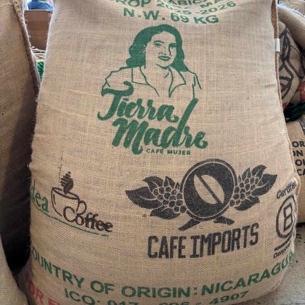 Nicaragua Tierra Madre women's coffee producers sack