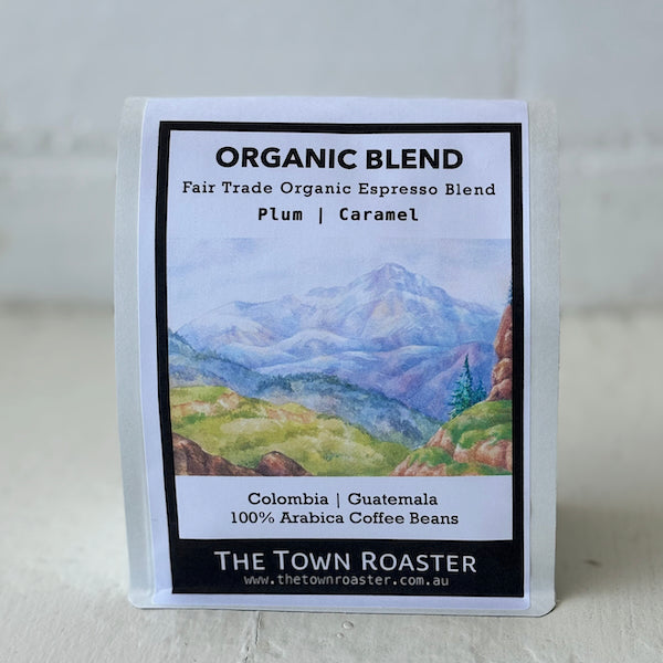 Organic Espresso Blend coffee beans from The Town Roaster