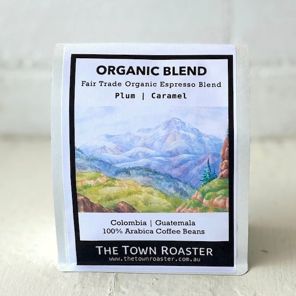 Organic Espresso Blend coffee beans from The Town Roaster