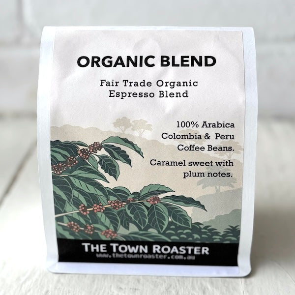 Organic Espresso Blend coffee beans from The Town Roaster