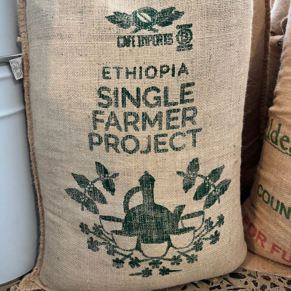 Ethiopia Single Farmer Project coffee sack
