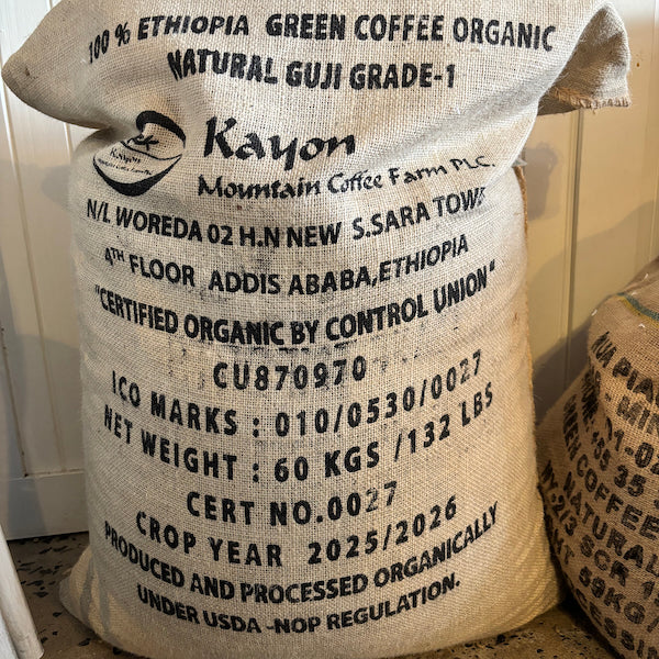 Ethiopia Kayon Mountain Farm coffee beans