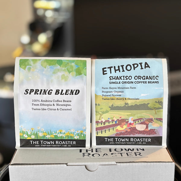 Coffee Gift Box - Seasonal Blend and Featured Single Origin Coffee from The Town Roaster