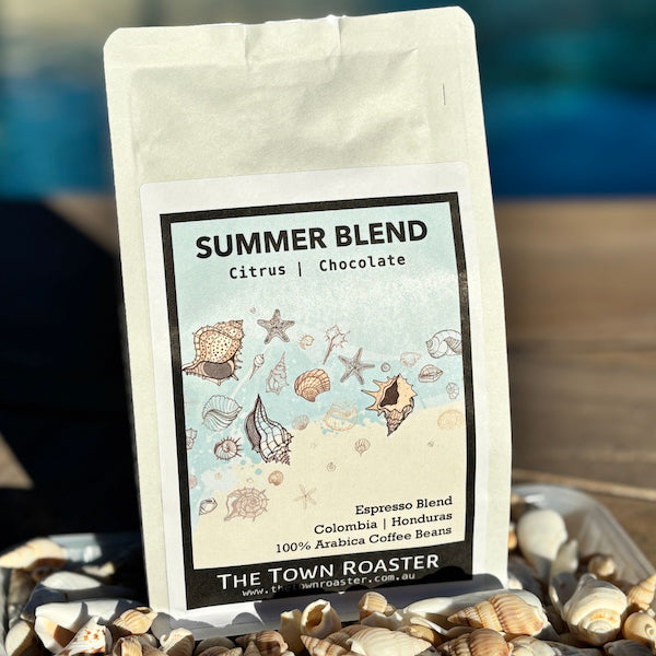 The Town Roaster Summer Seasonal Espresso Blend coffee beans