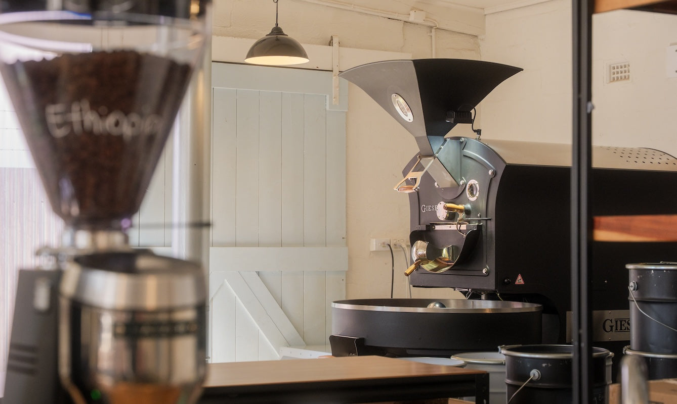 The Giesen coffee roaster at The Town Roaster