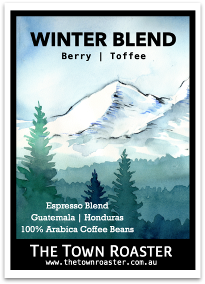 The Town Roaster Winter Seasonal Espresso Blend coffee beans
