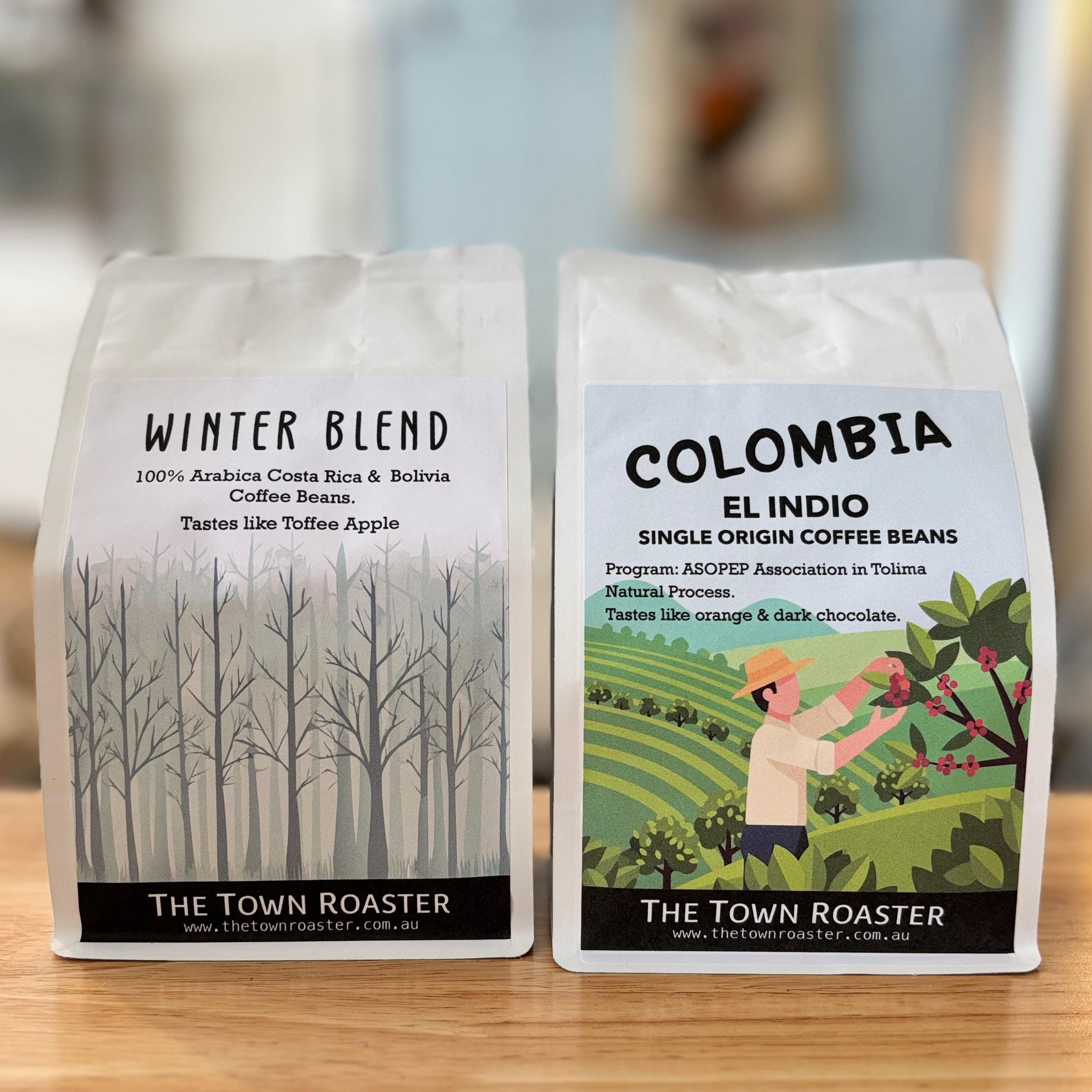 Coffee Gift Box - Seasonal Blend and Featured Single Origin Coffee from The Town Roaster