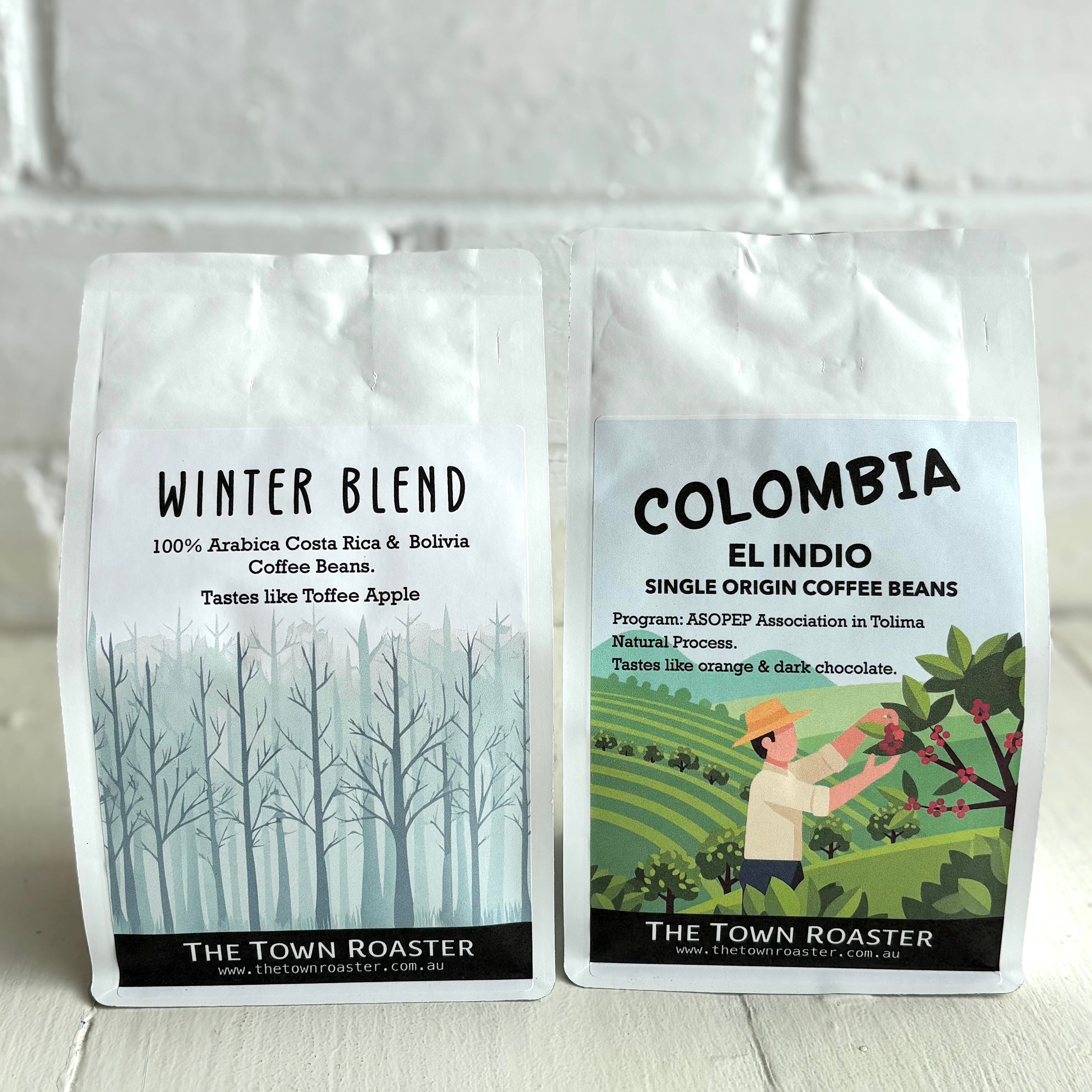 Coffee Gift Box - Seasonal Blend and Featured Single Origin Coffee from The Town Roaster