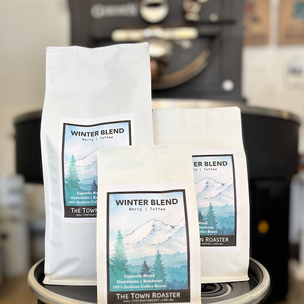 The Town Roaster Winter Seasonal Espresso Blend coffee beans